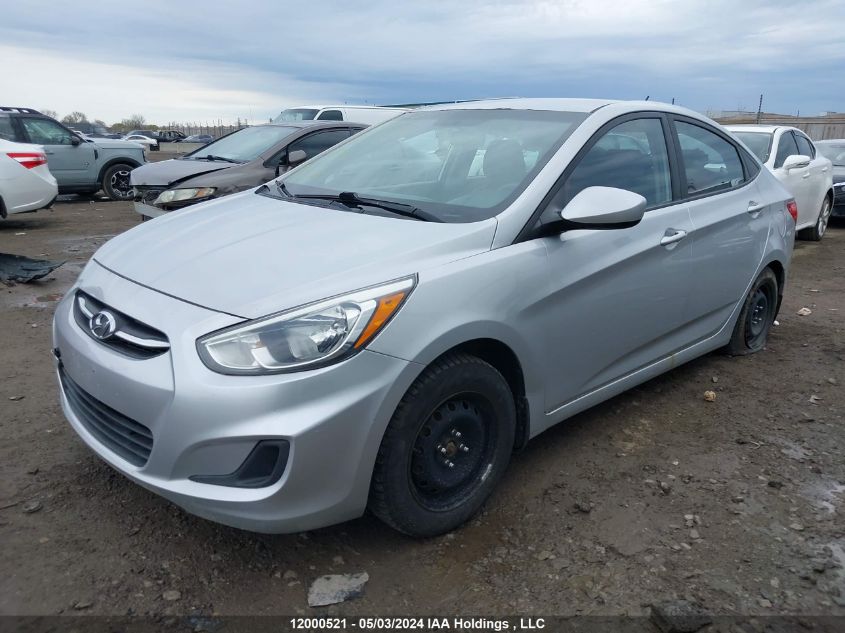 2015 Hyundai Accent Gls VIN: KMHCT4AE6FU827729 Lot: 12000521