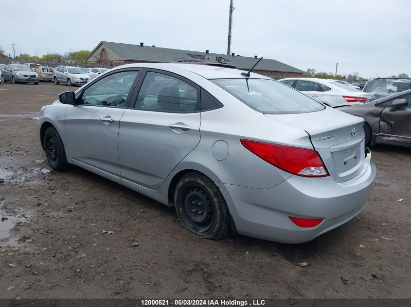 2015 Hyundai Accent Gls VIN: KMHCT4AE6FU827729 Lot: 12000521