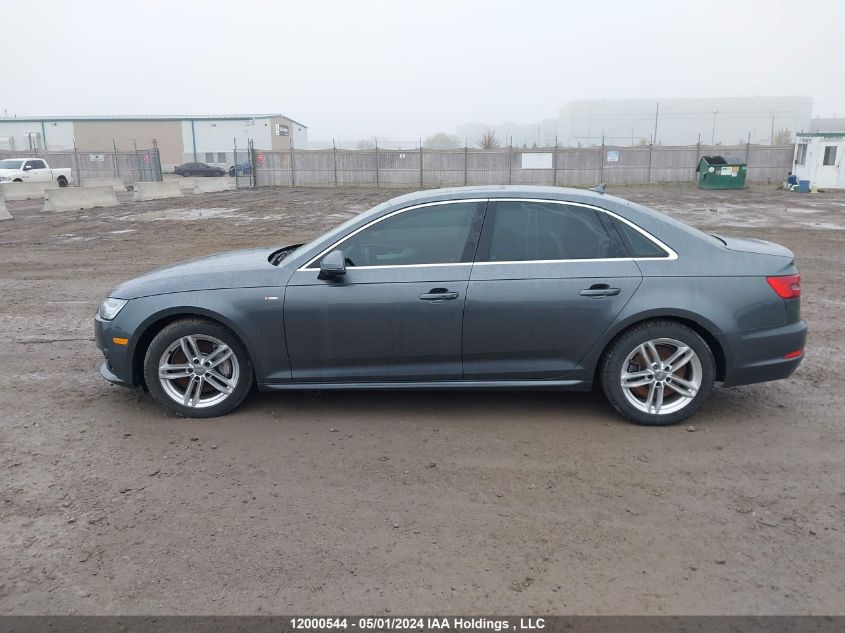 2017 Audi A4 VIN: WAUFNAF48HN028233 Lot: 12000544