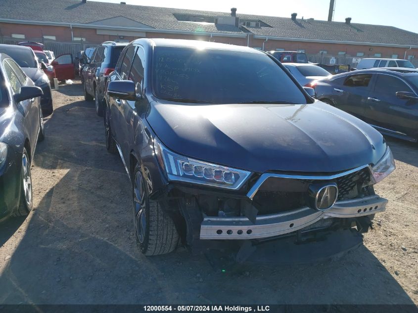 2019 Acura Mdx Technology VIN: 5J8YD4H43KL801563 Lot: 12000554