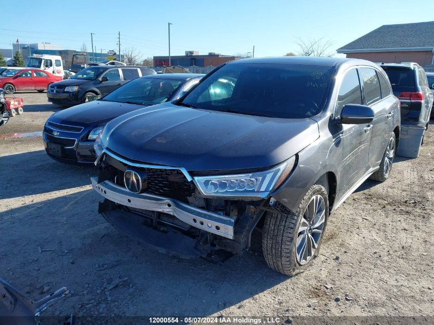 2019 Acura Mdx Technology VIN: 5J8YD4H43KL801563 Lot: 12000554