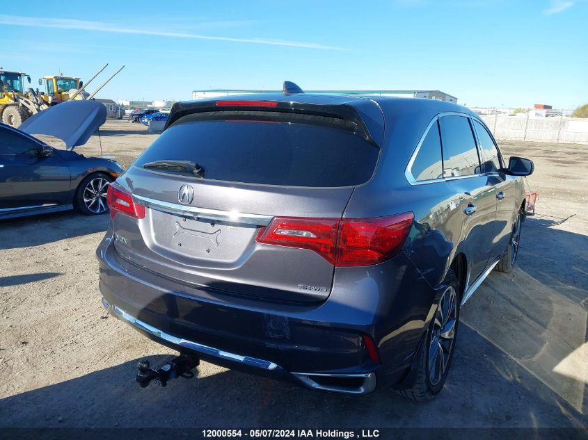 2019 Acura Mdx Technology VIN: 5J8YD4H43KL801563 Lot: 12000554