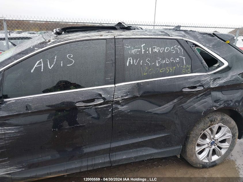 2022 Ford Edge Titanium VIN: 2FMPK4K93NBA79810 Lot: 12000559