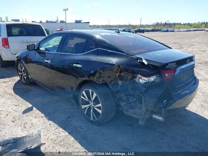 2016 Nissan Maxima 3.5S/Sv/Sl/Sr/Plat VIN: 1N4AA6AP4GC382855 Lot: 12000566