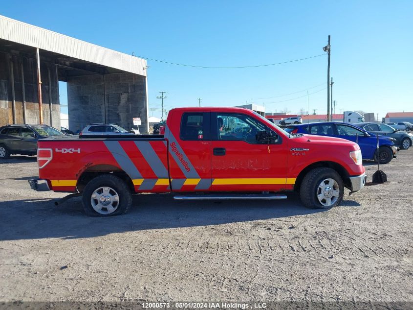 2013 Ford F150 Super Cab VIN: 1FTEX1EM4DFD28107 Lot: 12000573