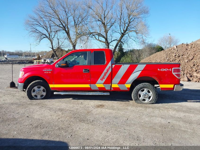 2013 Ford F150 Super Cab VIN: 1FTEX1EM4DFD28107 Lot: 12000573