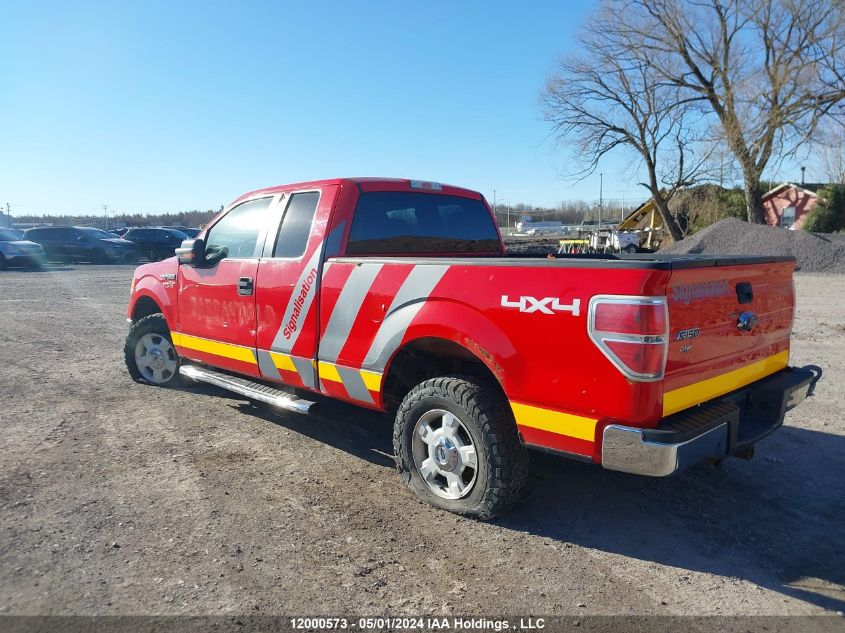 2013 Ford F150 Super Cab VIN: 1FTEX1EM4DFD28107 Lot: 12000573