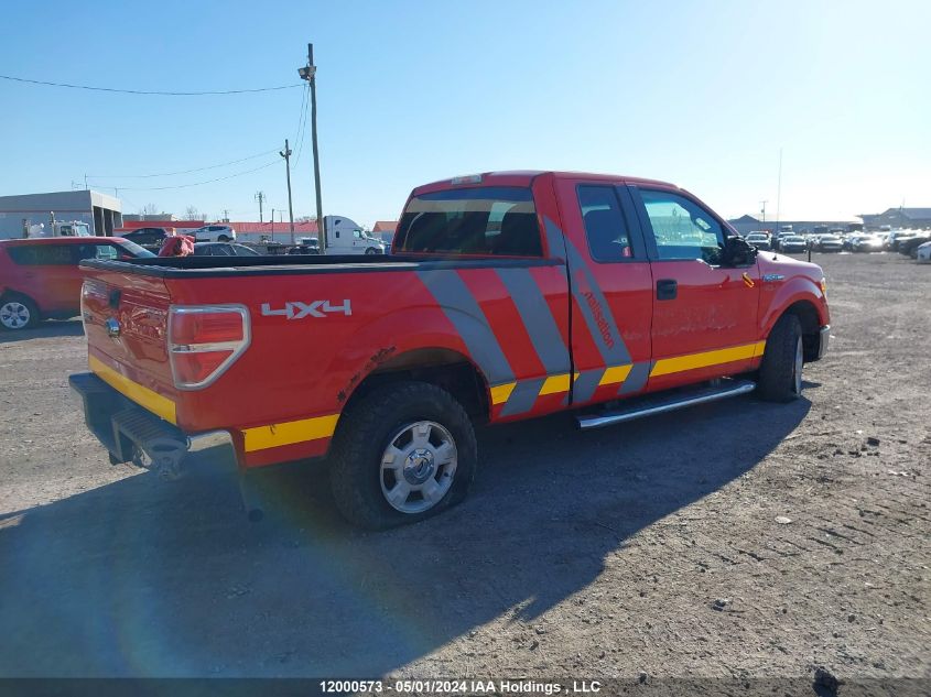 2013 Ford F150 Super Cab VIN: 1FTEX1EM4DFD28107 Lot: 12000573