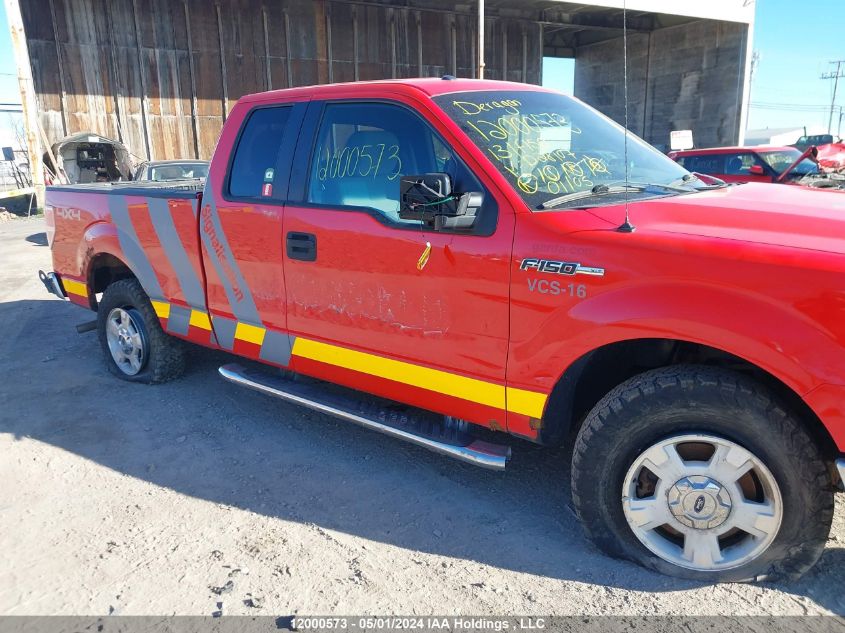 2013 Ford F150 Super Cab VIN: 1FTEX1EM4DFD28107 Lot: 12000573