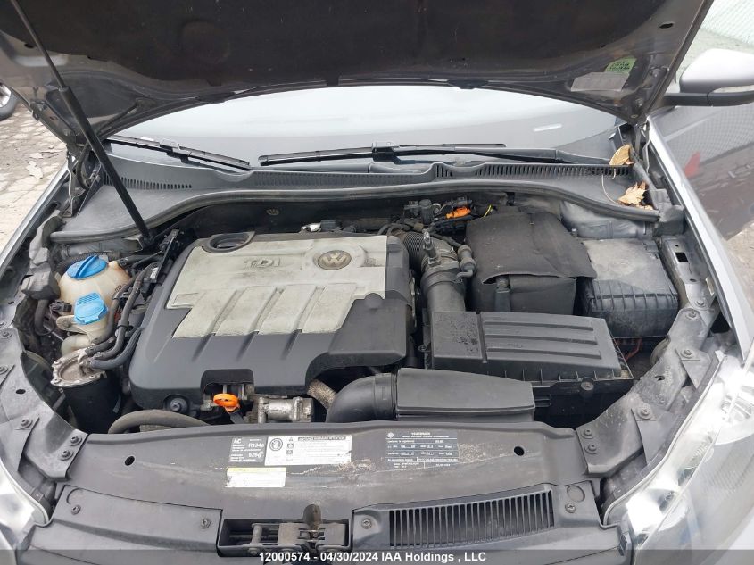 2011 Volkswagen Golf VIN: WVWNM7AJ2BW042518 Lot: 12000574