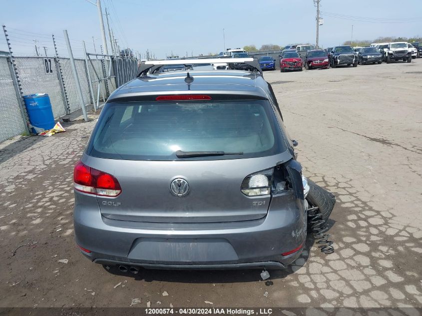 2011 Volkswagen Golf VIN: WVWNM7AJ2BW042518 Lot: 12000574