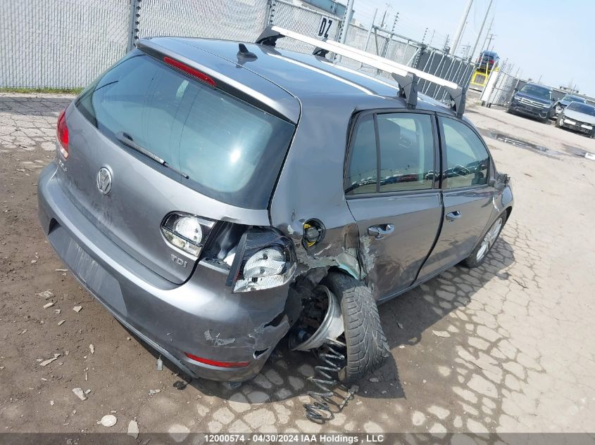 2011 Volkswagen Golf VIN: WVWNM7AJ2BW042518 Lot: 12000574