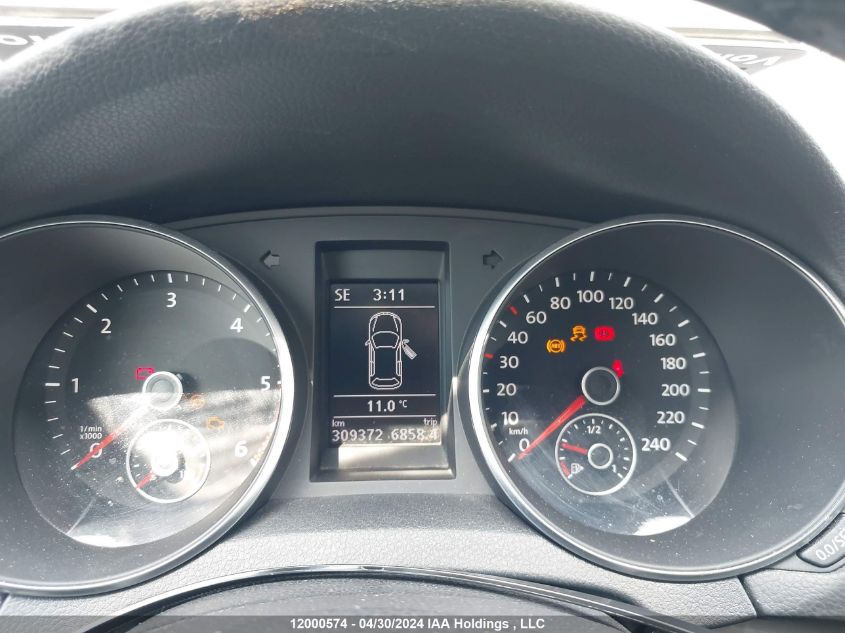 2011 Volkswagen Golf VIN: WVWNM7AJ2BW042518 Lot: 12000574