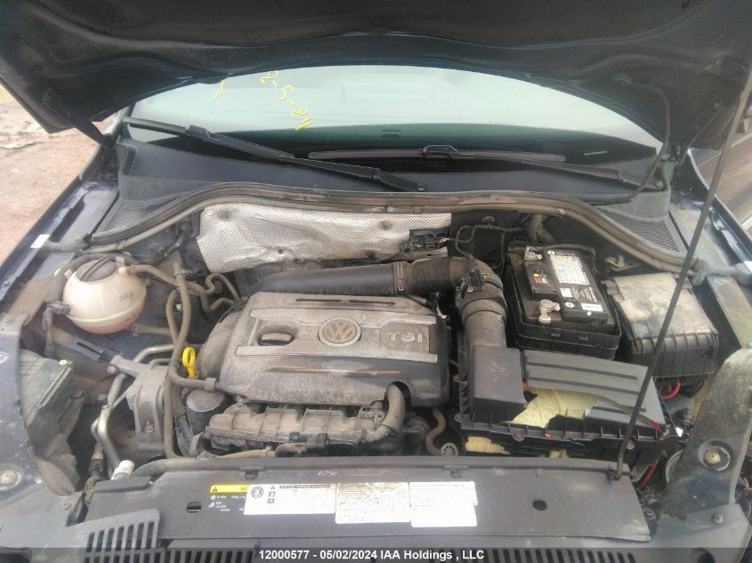 2017 Volkswagen Tiguan VIN: WVGLV7AX8HK040891 Lot: 12000577