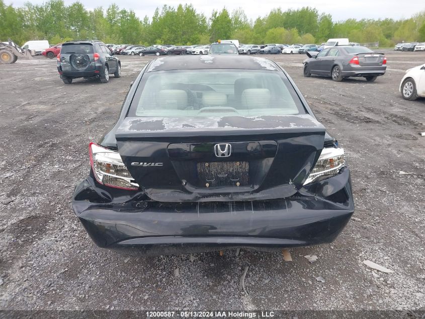 2012 Honda Civic Sdn VIN: 2HGFB2F49CH024891 Lot: 12000587