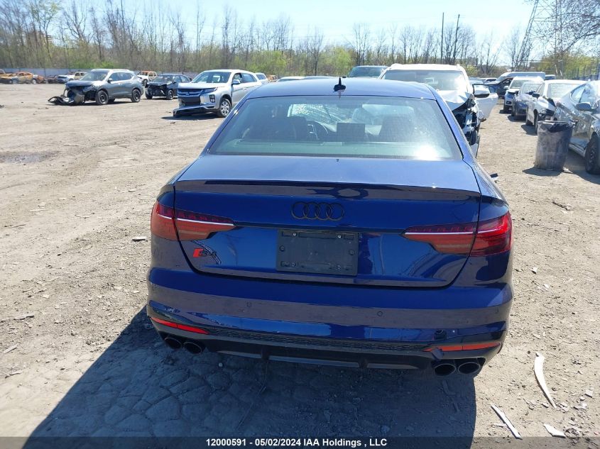 2023 Audi S4 VIN: WAUC4AF40PA050660 Lot: 12000591