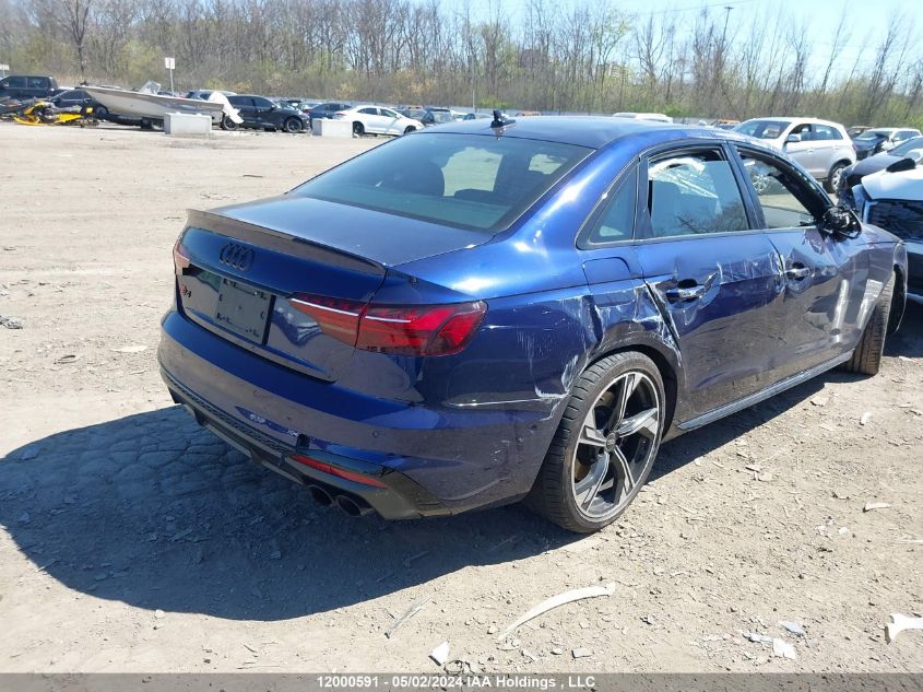 2023 Audi S4 VIN: WAUC4AF40PA050660 Lot: 12000591