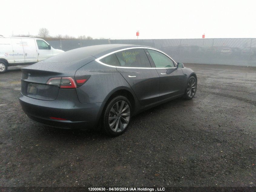 2019 Tesla Model 3 VIN: 5YJ3E1EA4KF411332 Lot: 12000630