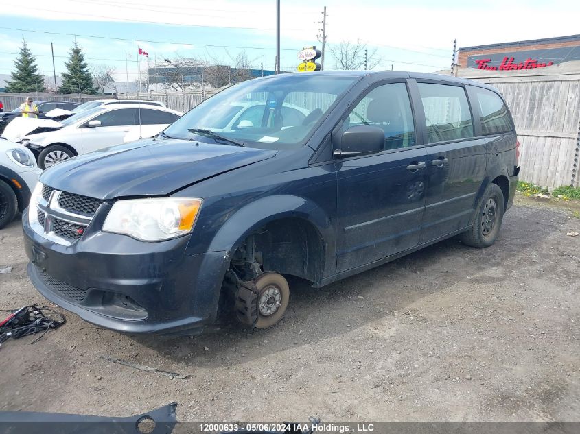 2014 Dodge Grand Caravan Se VIN: 2C4RDGBGXER368729 Lot: 12000633