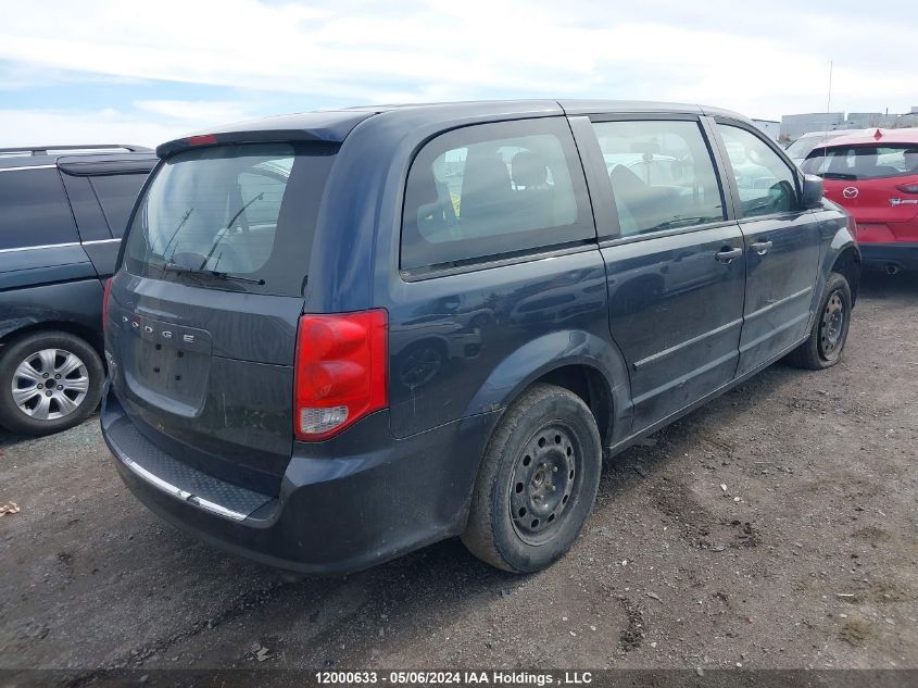 2014 Dodge Grand Caravan Se VIN: 2C4RDGBGXER368729 Lot: 12000633