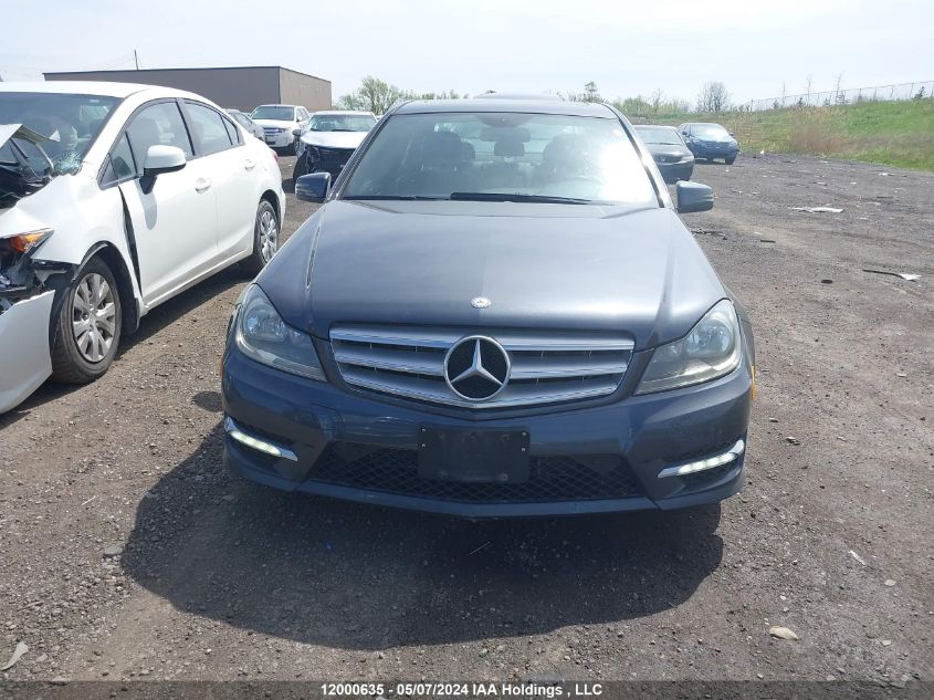 2013 Mercedes-Benz C-Class VIN: WDDGF8AB9DG106140 Lot: 12000635