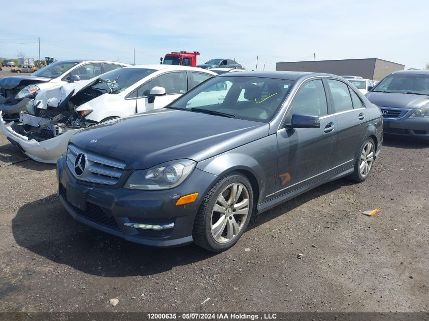 2013 Mercedes-Benz C-Class VIN: WDDGF8AB9DG106140 Lot: 12000635