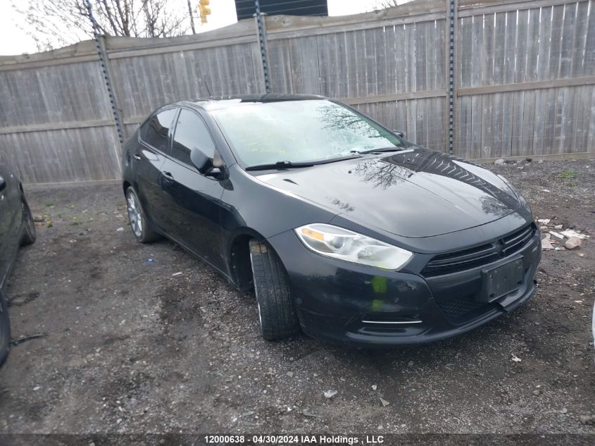 2013 Dodge Dart Sxt/Rallye VIN: 1C3CDFBH2DD223893 Lot: 12000638