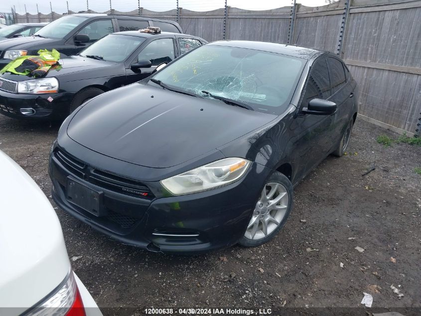 2013 Dodge Dart Sxt/Rallye VIN: 1C3CDFBH2DD223893 Lot: 12000638