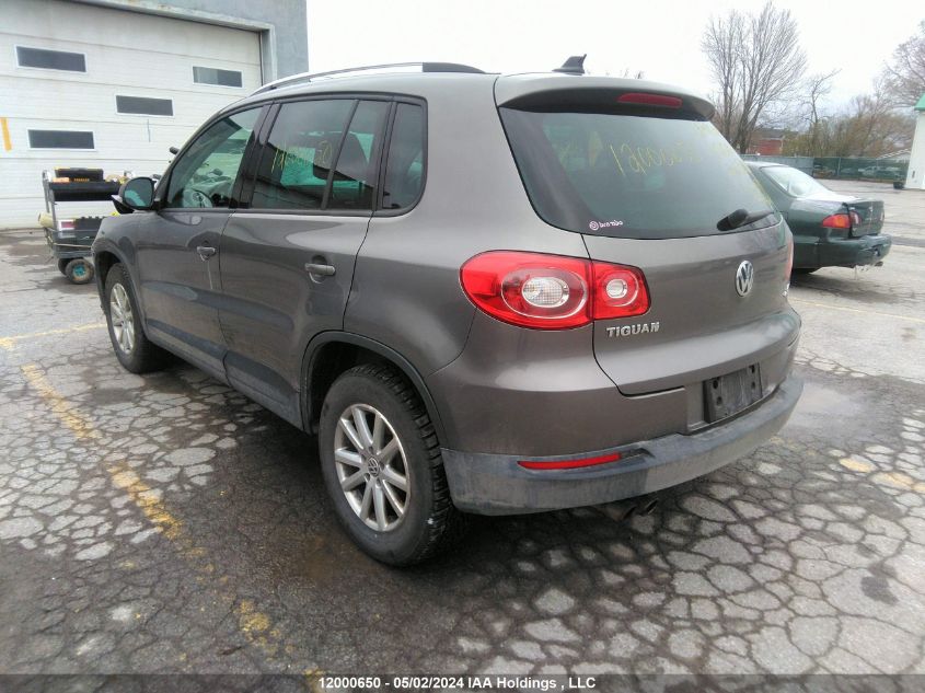 2011 Volkswagen Tiguan S/Se/Sel VIN: WVGBV7AX3BW530361 Lot: 12000650