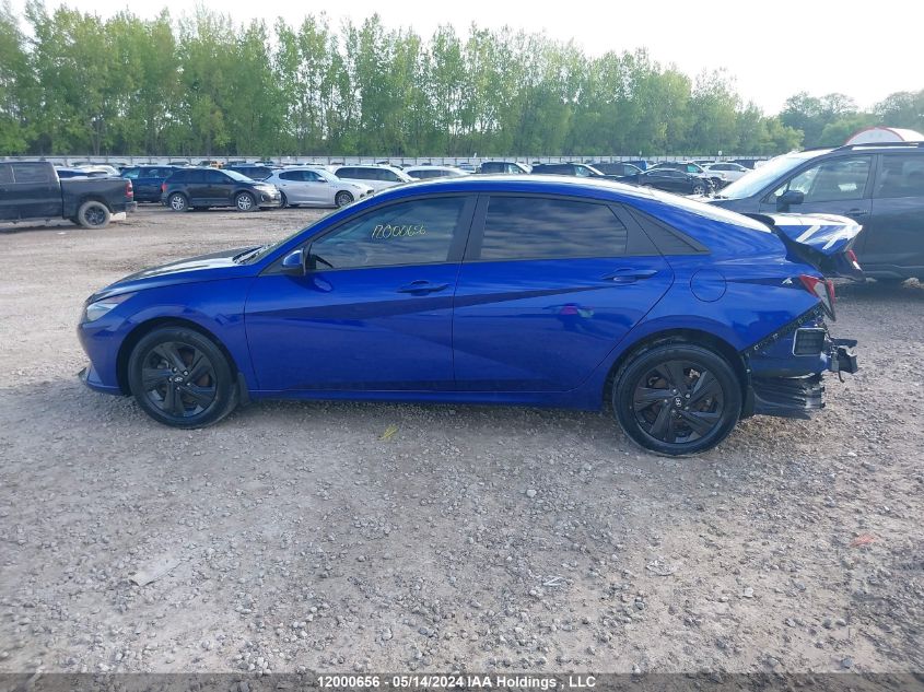 2022 Hyundai Elantra Sel VIN: KMHLM4AG5NU230021 Lot: 12000656