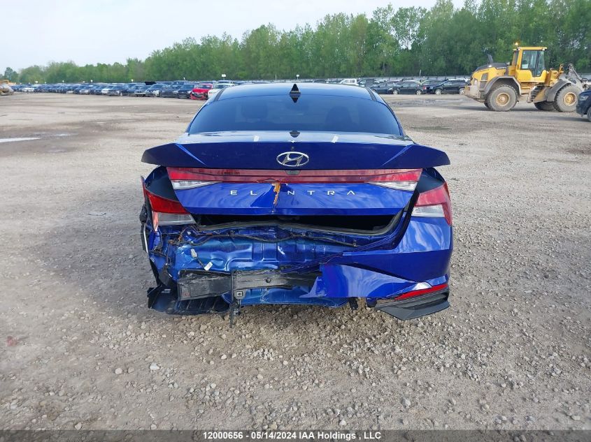 2022 Hyundai Elantra Sel VIN: KMHLM4AG5NU230021 Lot: 12000656