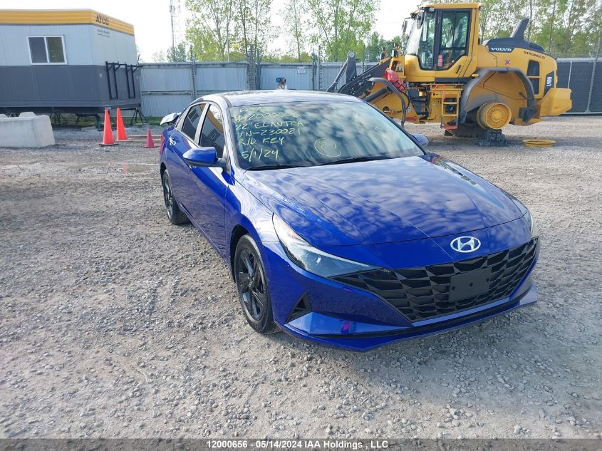 2022 Hyundai Elantra Sel VIN: KMHLM4AG5NU230021 Lot: 12000656