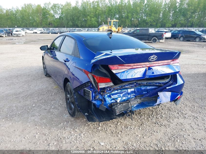 2022 Hyundai Elantra Sel VIN: KMHLM4AG5NU230021 Lot: 12000656