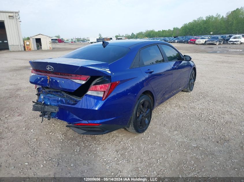 2022 Hyundai Elantra Sel VIN: KMHLM4AG5NU230021 Lot: 12000656