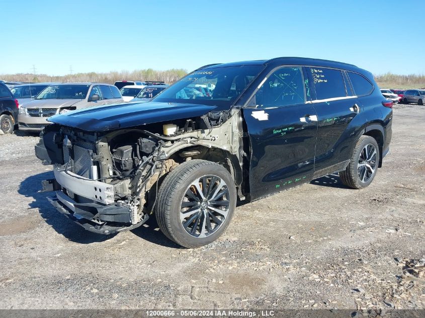 2022 Toyota Highlander Xse VIN: 5TDLZRBH4NS179173 Lot: 12000666