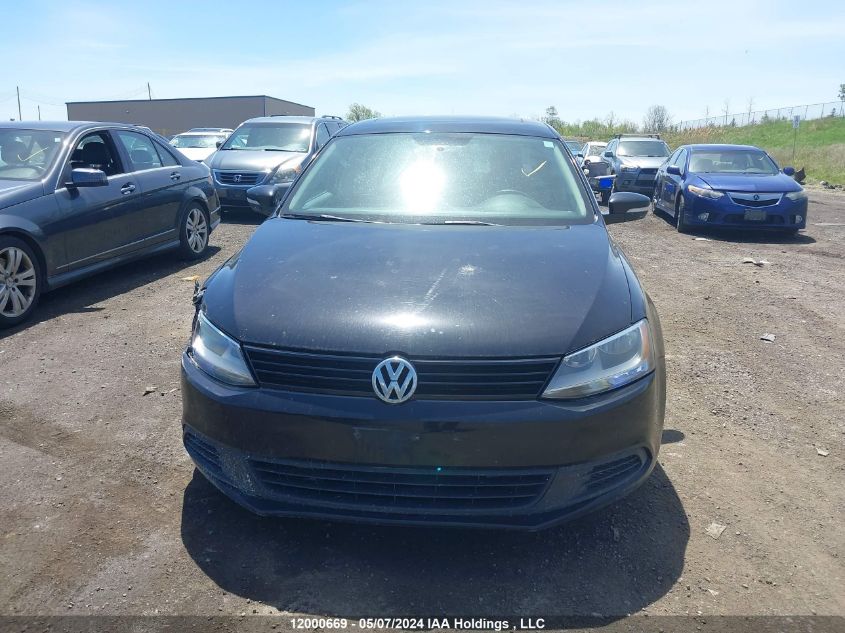 2013 Volkswagen Jetta Sedan VIN: 3VWBK7AJ3DM375352 Lot: 12000669