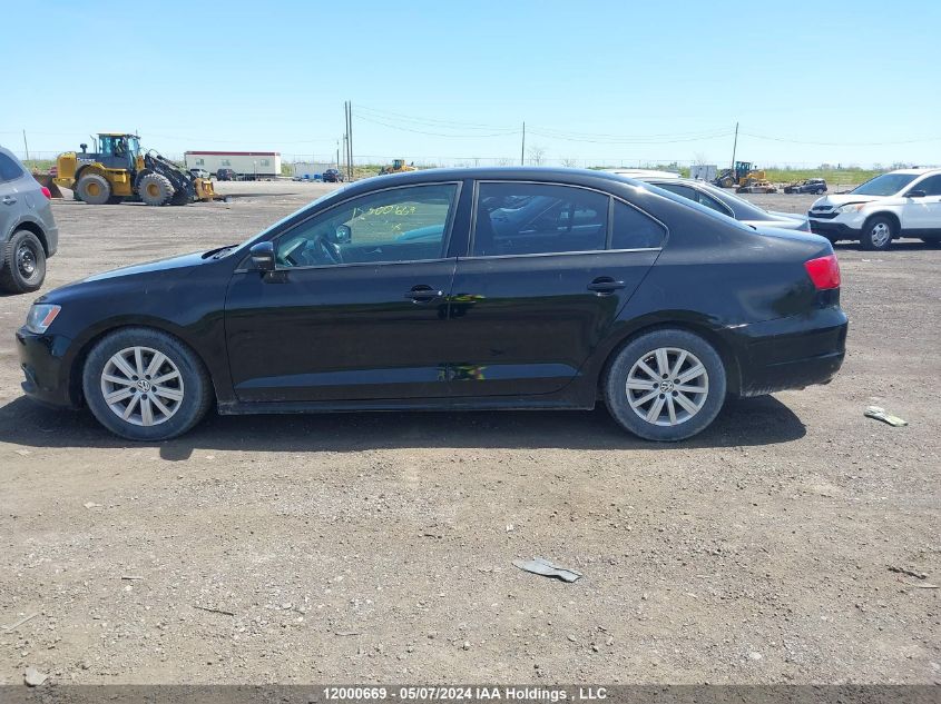 2013 Volkswagen Jetta Sedan VIN: 3VWBK7AJ3DM375352 Lot: 12000669