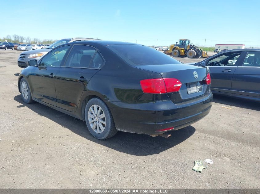 2013 Volkswagen Jetta Sedan VIN: 3VWBK7AJ3DM375352 Lot: 12000669