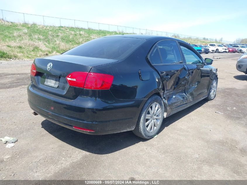 2013 Volkswagen Jetta Sedan VIN: 3VWBK7AJ3DM375352 Lot: 12000669