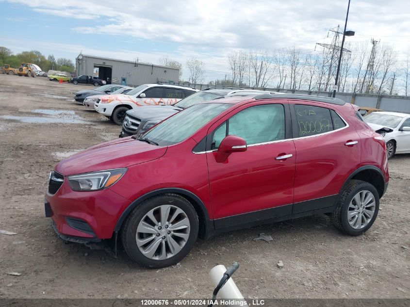 2018 Buick Encore VIN: KL4CJASBXJB542365 Lot: 12000676