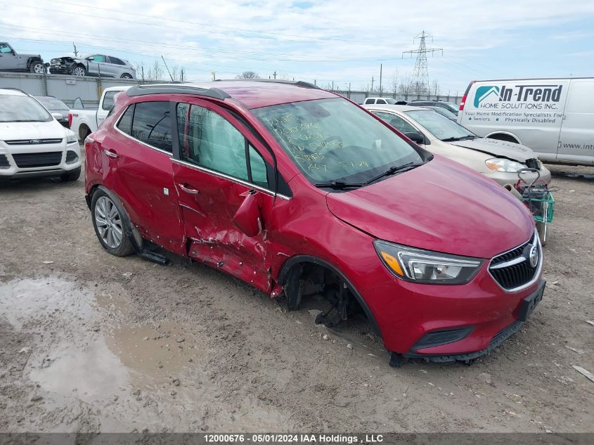 2018 Buick Encore VIN: KL4CJASBXJB542365 Lot: 12000676