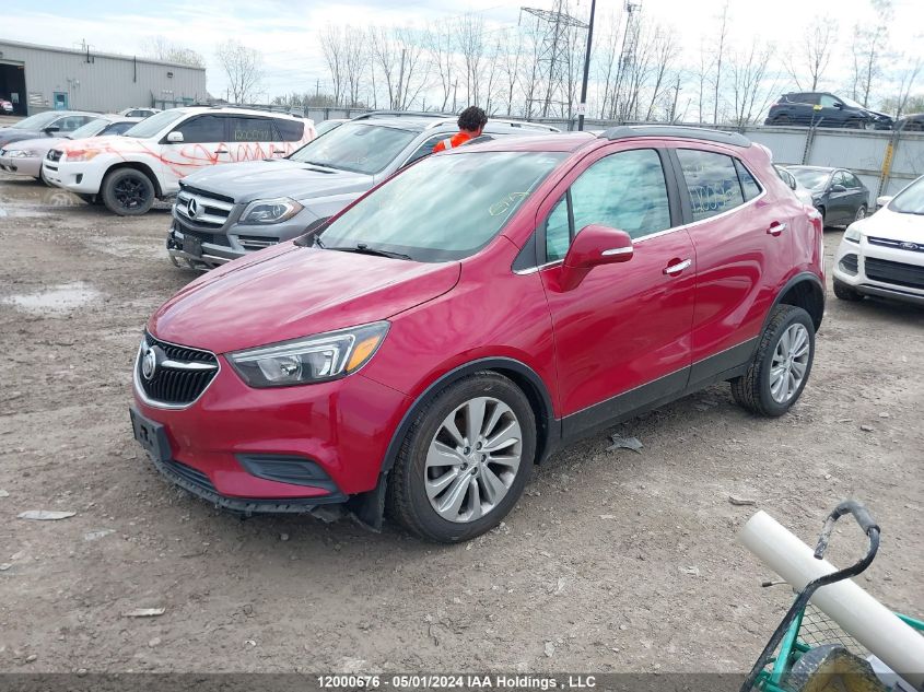 2018 Buick Encore VIN: KL4CJASBXJB542365 Lot: 12000676