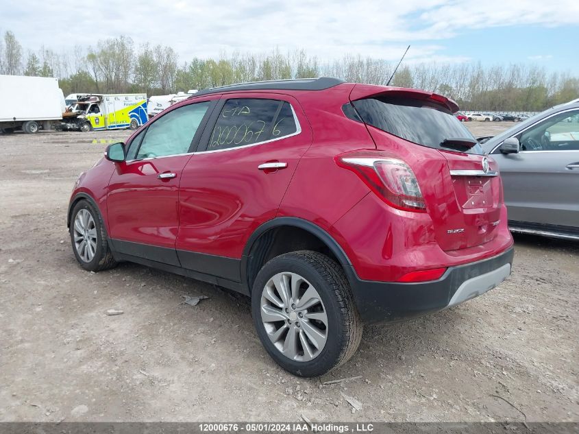 2018 Buick Encore VIN: KL4CJASBXJB542365 Lot: 12000676