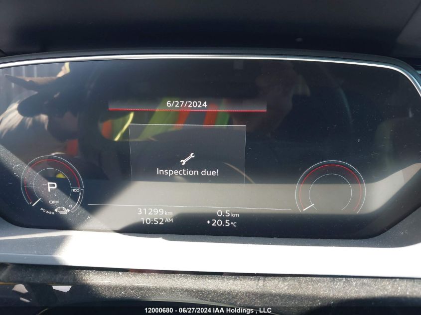 2022 Audi E-Tron Sportback VIN: WA13AAGE6NB044446 Lot: 12000680