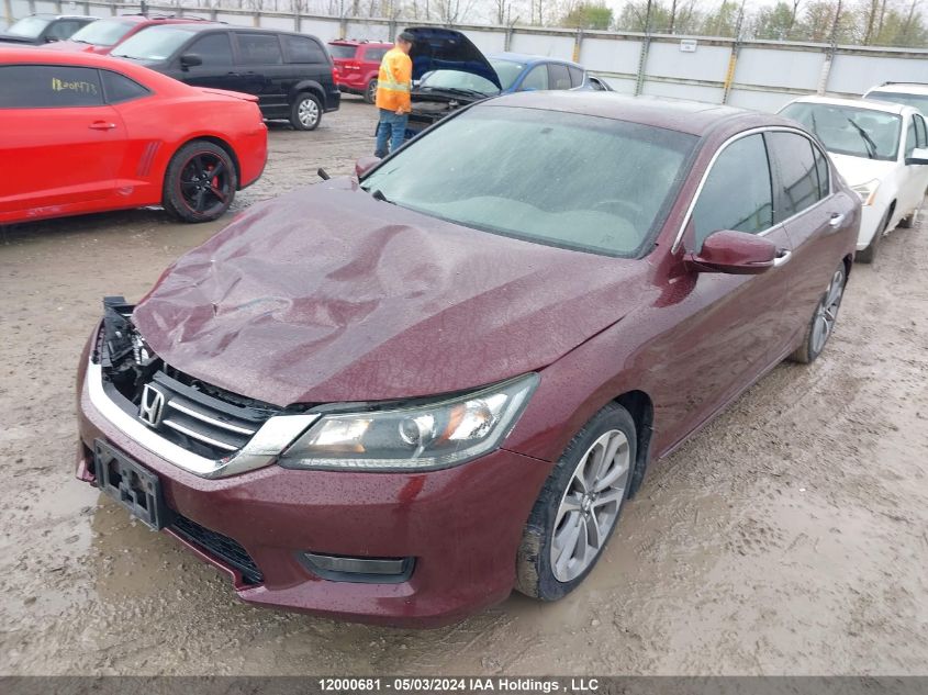 2015 Honda Accord Sedan VIN: 1HGCR2F53FA809742 Lot: 12000681