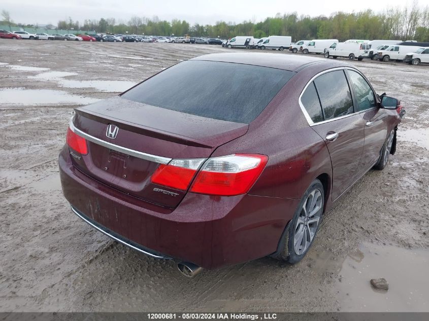 2015 Honda Accord Sedan VIN: 1HGCR2F53FA809742 Lot: 12000681