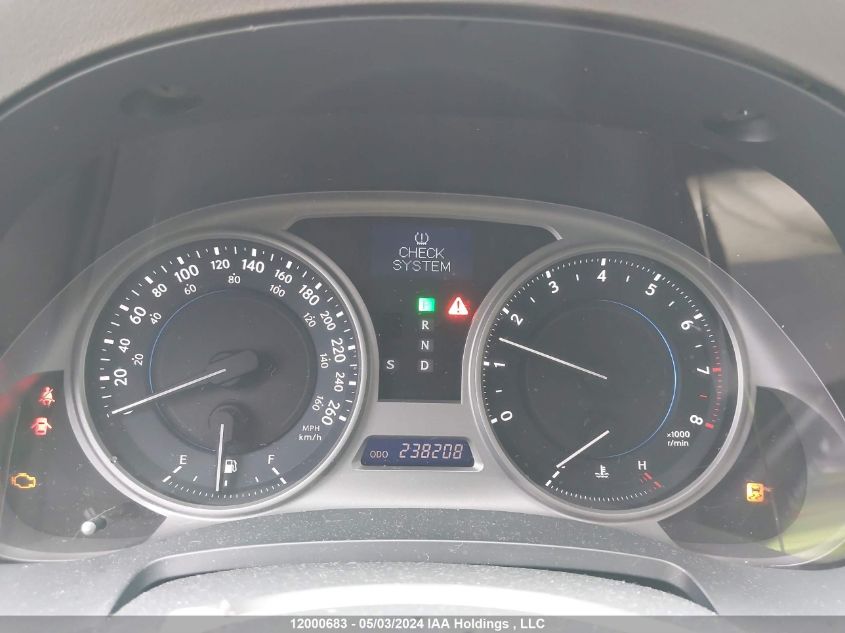 2009 Lexus Is 250 VIN: JTHCK262795029022 Lot: 12000683
