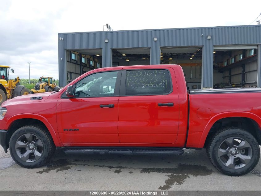 2022 Ram 1500 Big Horn/Lone Star VIN: 1C6SRFFT9NN242659 Lot: 12000695