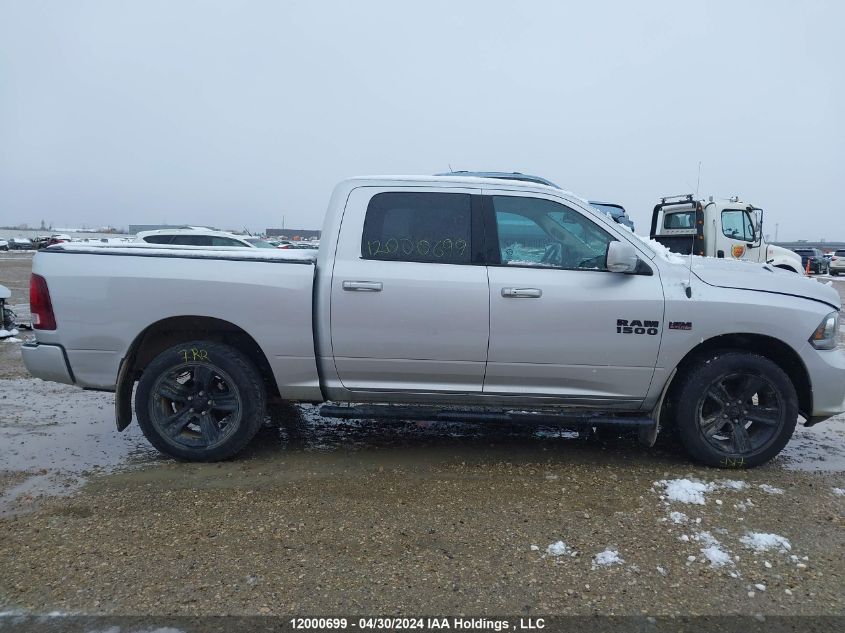 2018 Ram 1500 Sport VIN: 1C6RR7MT8JS128834 Lot: 12000699