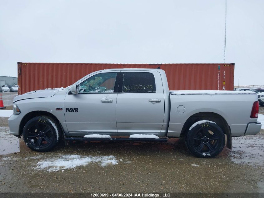 2018 Ram 1500 Sport VIN: 1C6RR7MT8JS128834 Lot: 12000699